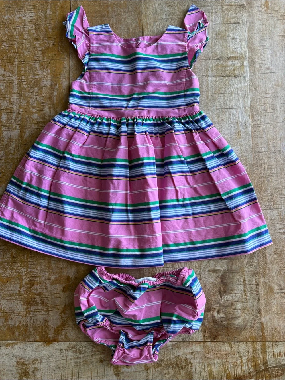 Ralph Lauren Dress with Cable Knit Cardigan 18m